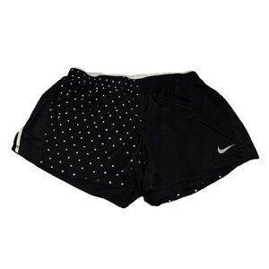 Nike 10K Stars Lined Running Shorts Black/White Gym/Athletic Dry Fit Size L
